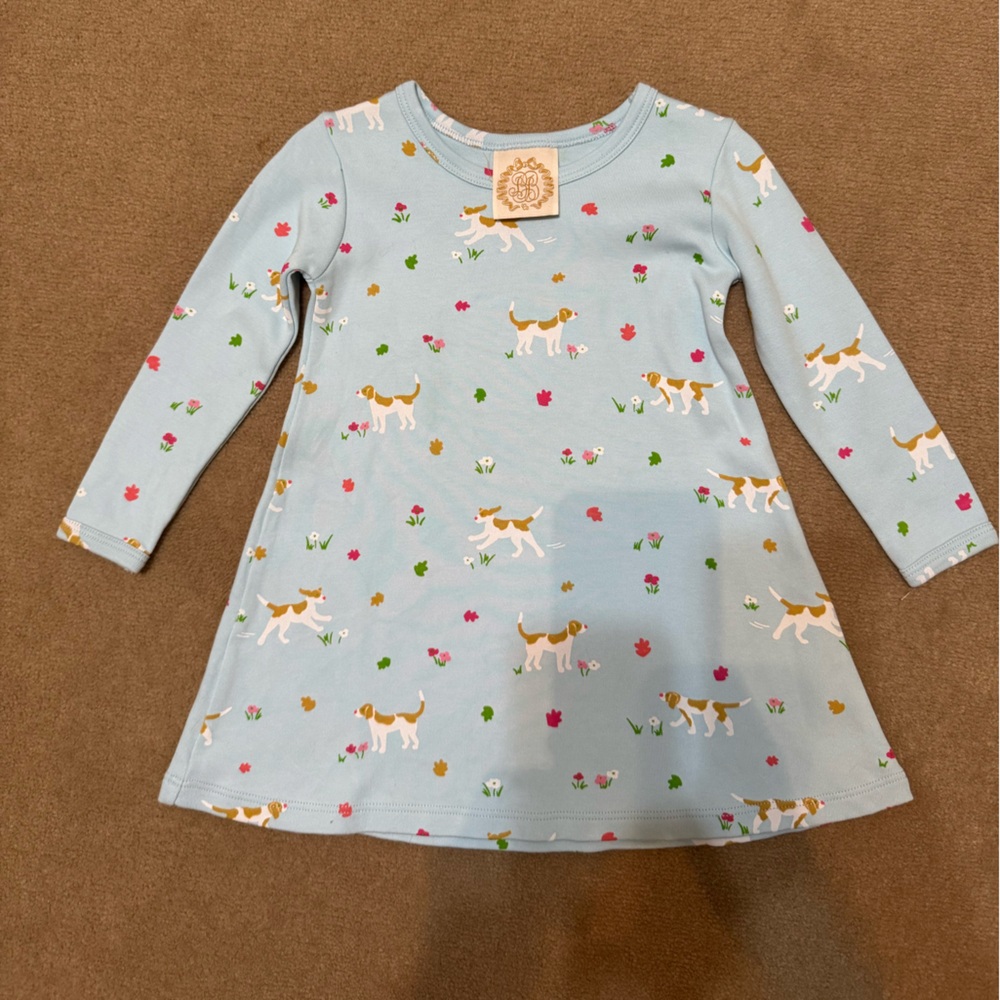 The Beaufort Bonnet Company Blue Long Sleeve dress